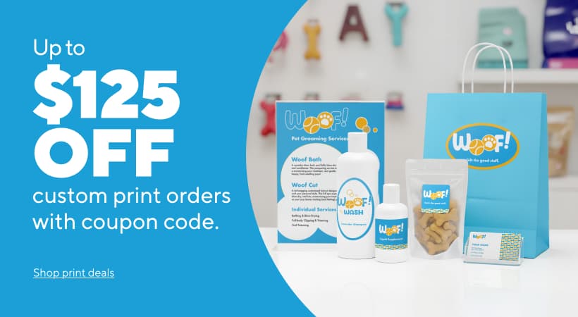 Up to $125 off custom print orders with coupon code. Shop print deals
