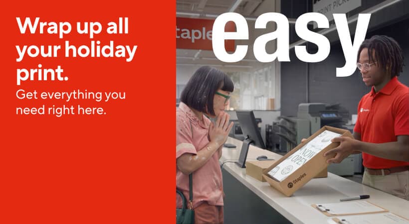 Wrap up all your holiday print. Get everything you need right here.