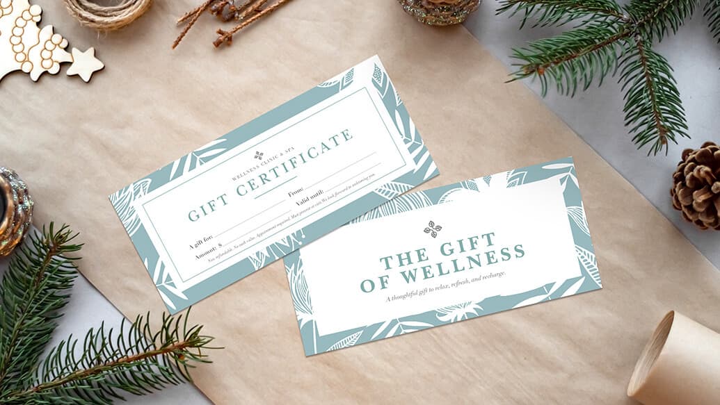 Gift certificates