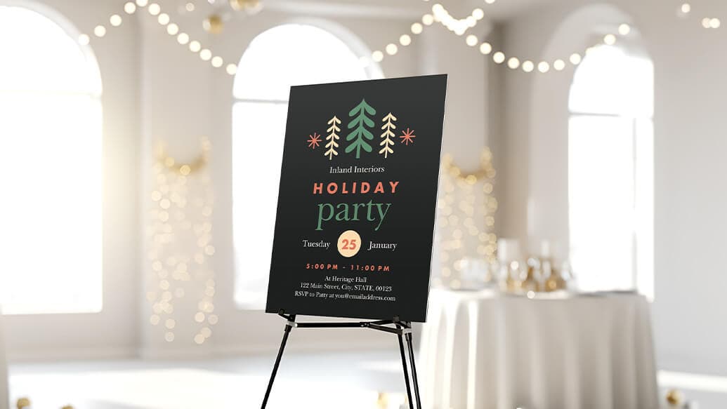 Foam board posters