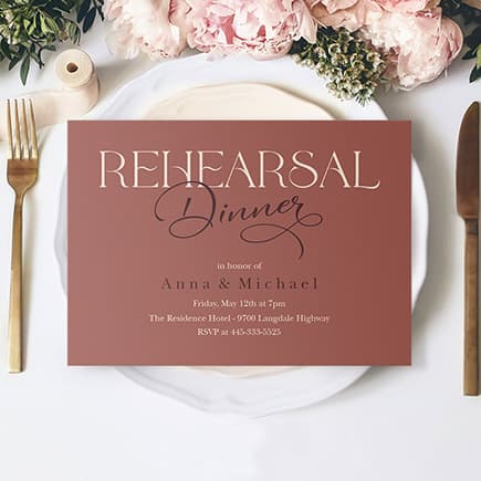 Rehearsal Dinner