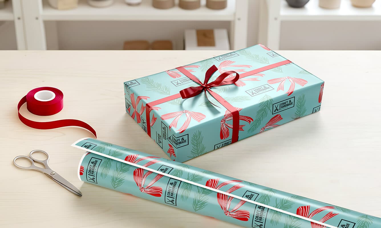 60% off custom wrapping paper